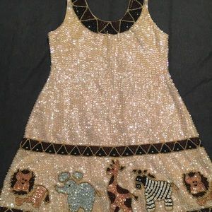 Two beautiful children’s beaded formal dresses